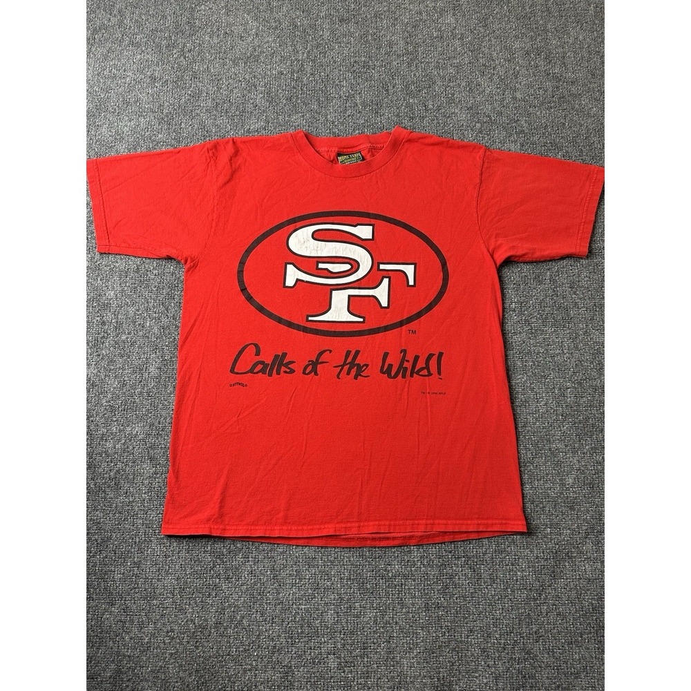 Mens 1994 San Francisco 49ers Calls of the Wild T Shirt USA, Size XL